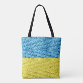 Tote Bag drapeau tricoté ukrainien (Dos)