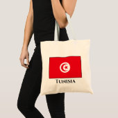 Tote Bag Drapeau tunisien (Devant (produit))
