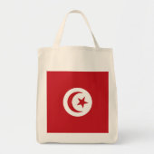 Tote Bag Drapeau tunisien (Devant)