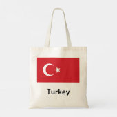 Tote Bag Drapeau turc (Dos)