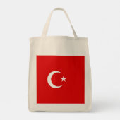 Tote Bag Drapeau turc (Dos)