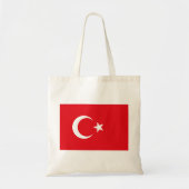 Tote Bag Drapeau turc (Turquie) (Devant)