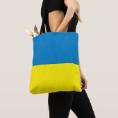 Tote Bag Drapeau ukrainien (De près)