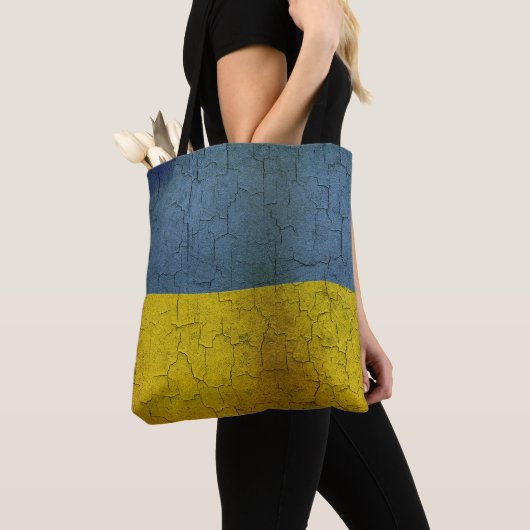 Tote Bag Drapeau ukrainien (De près)