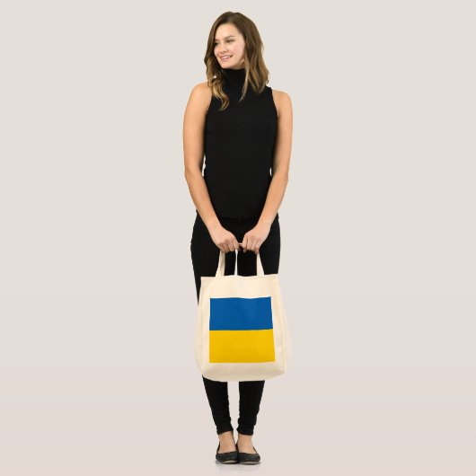 Tote Bag Drapeau ukrainien (Devant (modèle))