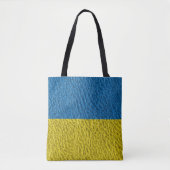 Tote Bag Drapeau ukrainien en cuir (Devant)