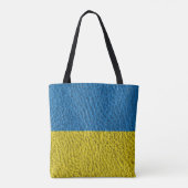 Tote Bag Drapeau ukrainien en cuir (Dos)