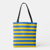 Tote Bag Drapeau ukrainien (Ukraine) rayé bleu et jaune (Dos)