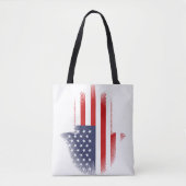 Tote Bag Drapeau USA (Devant)