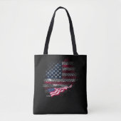 Tote Bag Drapeau USA (Devant)