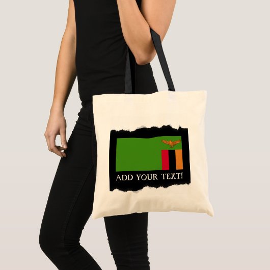 Tote Bag Drapeau Zambie (Devant (produit))
