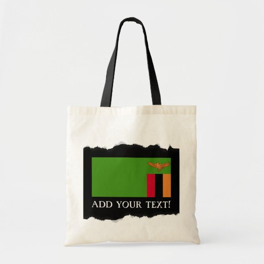 Tote Bag Drapeau Zambie (Devant)