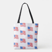 Tote Bag Drapeaux américains (Dos)