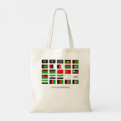 Tote Bag Drapeaux historiques de l'Afghanistan (Dos)