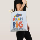 Tote Bag Dream Big Little One Rocket (De près)