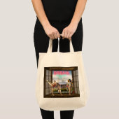 Tote Bag Dream Bigger Altered Art Danseurs Vintages (Devant (produit))