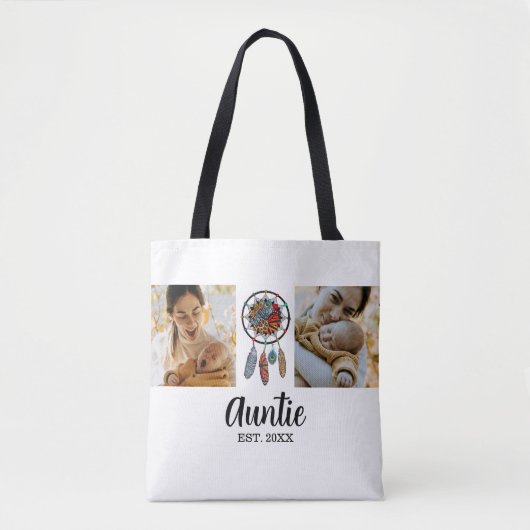 Tote Bag Dream Catcher Auntie Established Script 2 Photo (Devant)