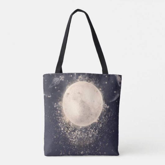 Tote Bag Dream Moon Magic Cosmic Sparkles (Dos)