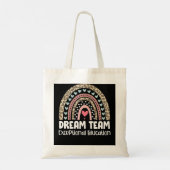 Tote Bag Dream Team Cute Rainbow Exceptional Education Spee (Dos)