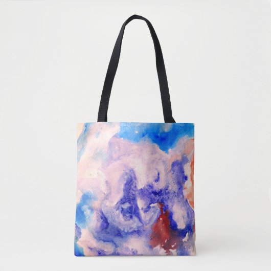 Tote Bag Dream Watercolor Art (Devant)