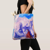 Tote Bag Dream Watercolor Art (De près)