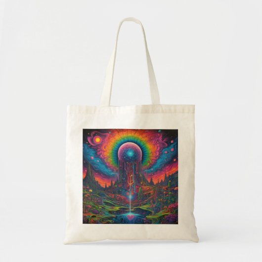 Tote Bag Dreamscape psychédélique (Devant)