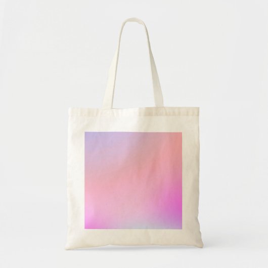 Tote Bag Dreamy Cotton Candy Pastel Gradient (Devant)