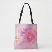 Tote Bag Dreamy Pastel Roses (Devant)