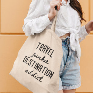Tote Bag Drogue de voyage Déstination Accro Envie irrésisti