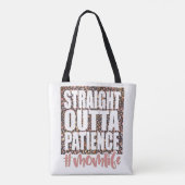 Tote Bag Droit Extérieur Patience Momlife (Dos)