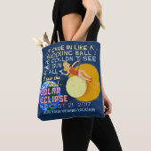 Tote Bag Drôle américain solaire total d'éclipse le 21 août (De près)