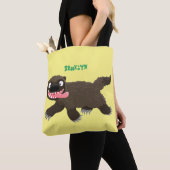 Tote Bag Drôle animal avide de carcajou (De près)
