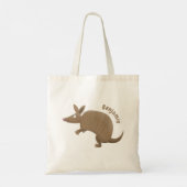 Tote Bag Drôle armadillo joyeux dessin animé (Dos)