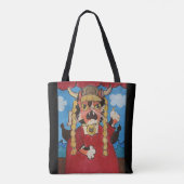 Tote Bag Drôle Art populaire Opera Chat (Dos)