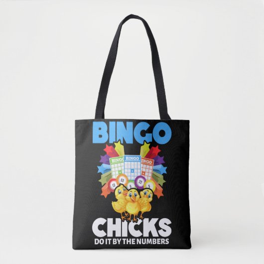 Tote Bag Drôle Bingo Femmes Joueuses de Bingo Filles (Devant)