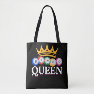 Tote Bag Drôle Bingo Girl Bingo Balls Queen Femmes