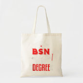 Tote Bag Drôle BSN Infirmière Diplôme BSN Diplôme BSN Infir (Devant)