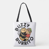 Tote Bag Drôle Buzzy Burrito Abeille (Dos)