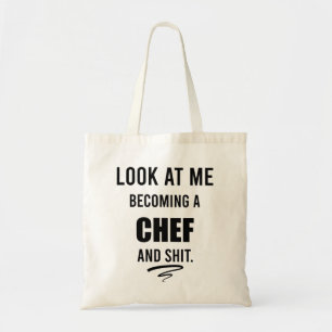 Tote Bag Drôle cadeau de Cuisine pour Chef Drôle Chef