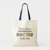 Tote Bag Drôle cadeau de docteur | Médecin génial (Devant)