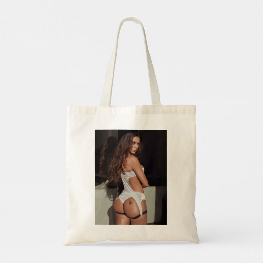Tote Bag Drôle Cadeau Lana Rhoades mignonne Hommes d'amour (Dos)
