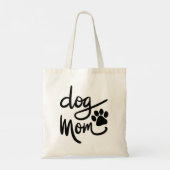 Tote Bag Drôle Chien Paw Chien Maman (Dos)