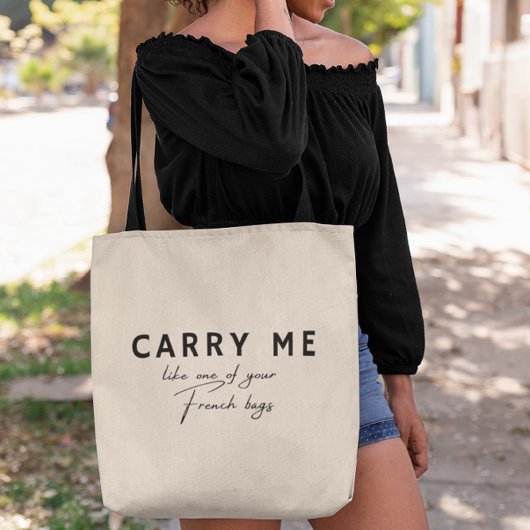 Tote Bag Drôle Citation Française Filles