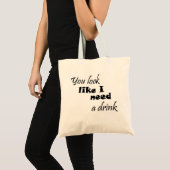 Tote Bag Drôle citation tendance, joli cadeau de typographi (Devant (produit))