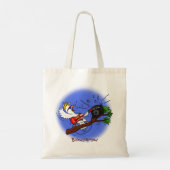 Tote Bag Drôle cockatoo jouant de la guitare rock dessin an (Dos)