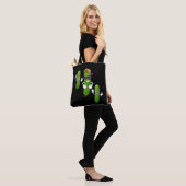 Tote Bag Drôle Concombre Picket Danser Nourriture (Sur le modèle)