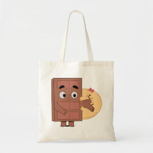Tote Bag Drôle Couple Love Pancake Manger Choco