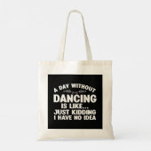 Tote Bag Drôle Dance Art Pour Ado Fille Enfants Danseuse Da (Dos)