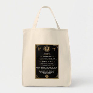 Tote Bag Drôle d'art des règles de tennis victoriennes