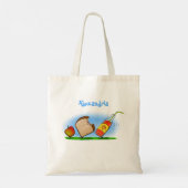 Tote Bag Drôle de dessin animé de fourmis (Dos)